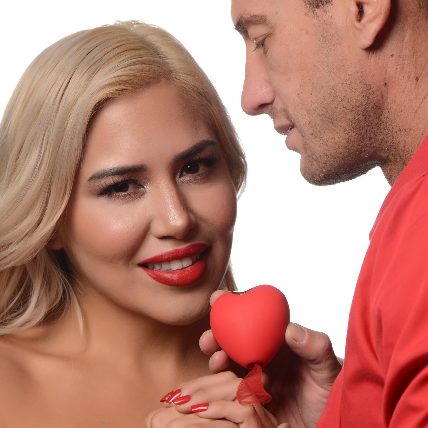 10x Silicone Heart Suction Clit Stimulator