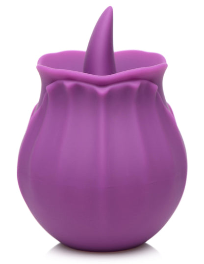 Bloomgasm Wild Violet 10x Silicone Clit Licking Stimulator.