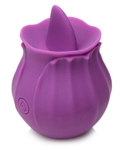 Bloomgasm Wild Violet 10x Silicone Clit Licking Stimulator.