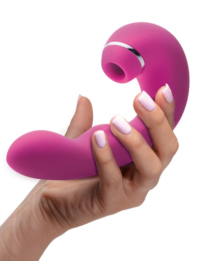 Shegasm 5 Star 10x Tapping G-spot Silicone Vibrator With Suction