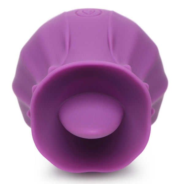 Bloomgasm Wild Violet 10x Silicone Clit Licking Stimulator.